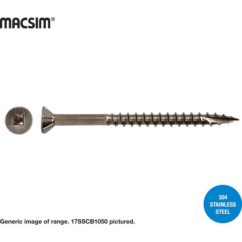 10G X 50MM DECKING SCREW T17 SS304 TUB 1000