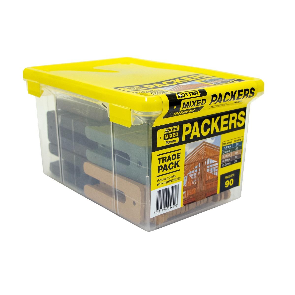 PKR WINDOW 90MM -90PK, in 5 thicknesses 1.5mm x 20, 3.2mm x 20, 5mm x 20, 6.4mm x 10 & 10mm x 20