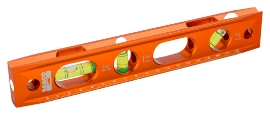 BAHCO 230mm Aluminium Torpedo Spirit Level - 3 Vials