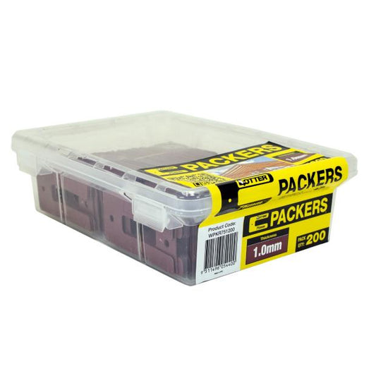 PKR WINDOW 1MMX75MM W/PACKER BOX 200