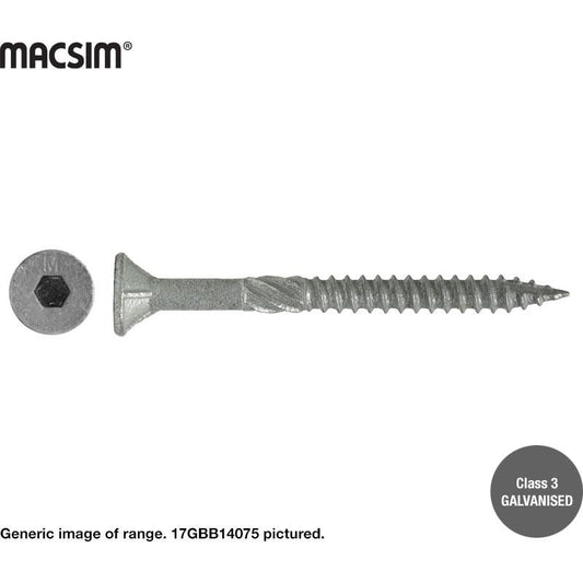 14G X 100MM BATTEN SCREW T17 C3 TUB 100