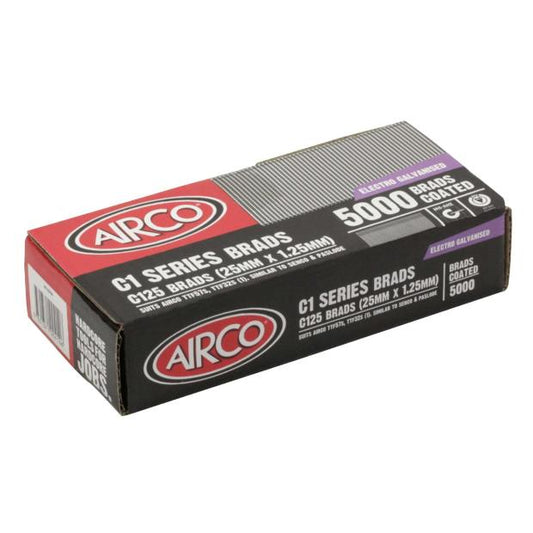 AIRCO C138 Brads. Box Qty: 5000